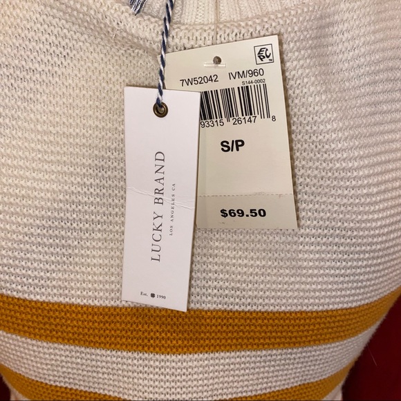 Lucky Brand Sleeveless Pullover Ombre Sweater - Picture 7 of 7